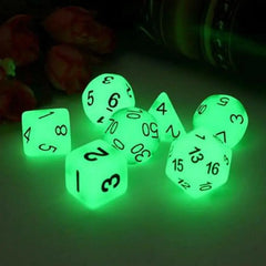 Glow in the Dark Polyhedral Dice Set